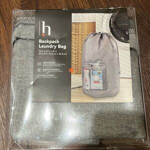 Backpackk laundry bag - grey - new
